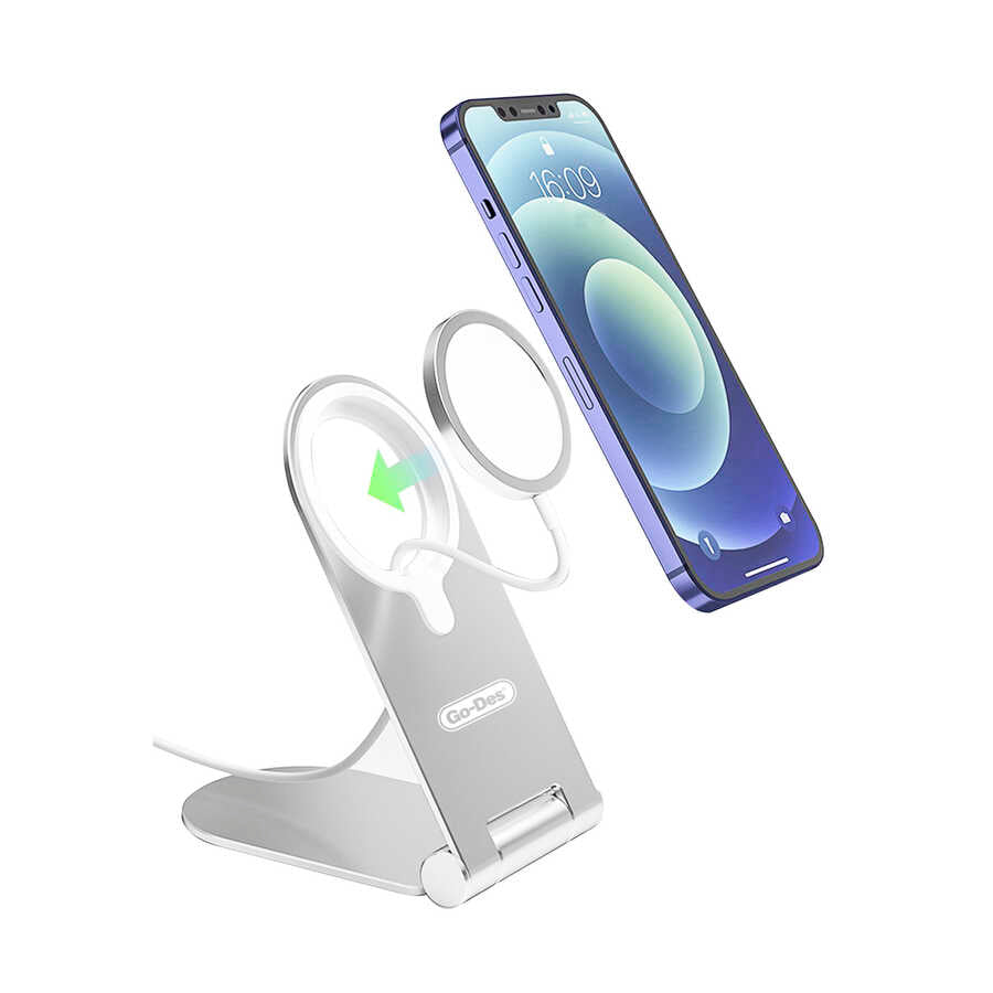 Go-Des GD-HD768 Magsafe Şarj Standı - 1 Go-Des GD-HD768 Magsafe Şarj Standı - 1